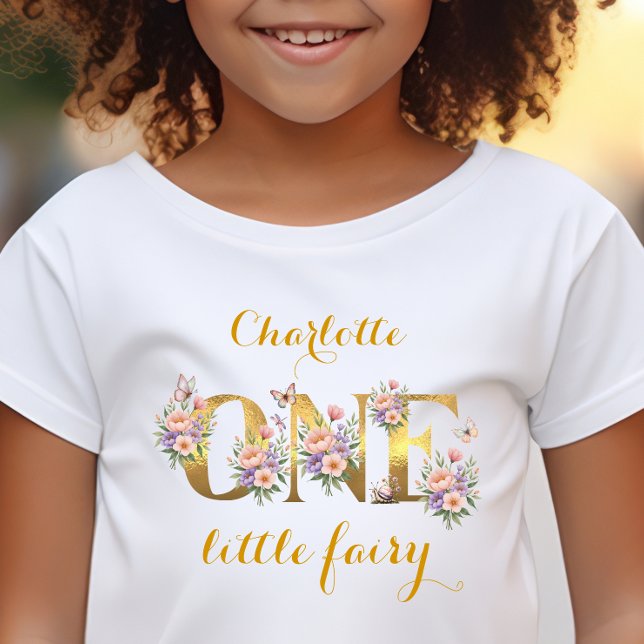 Whimsical saga trädgård 1-års födelsedagsfest t shirt (Skapare uppladdad)