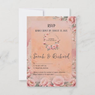 Whimsical Sago-berättelse Blommig Spara Datum OSA Kort