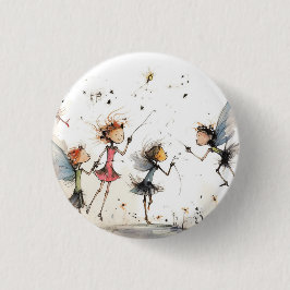 Whimsical sagobrev knapp, märke, pin cute knapp