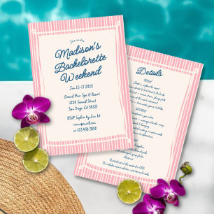 Whimsical Sällskapsweekend Handritad Klotter Inbjudningar