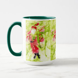 Whimsical Santa 15oz Mugg