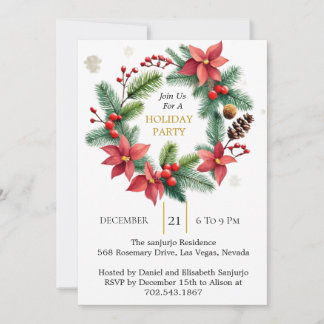 Whimsical Santa Delights: Personalisera Magin Inbjudningar