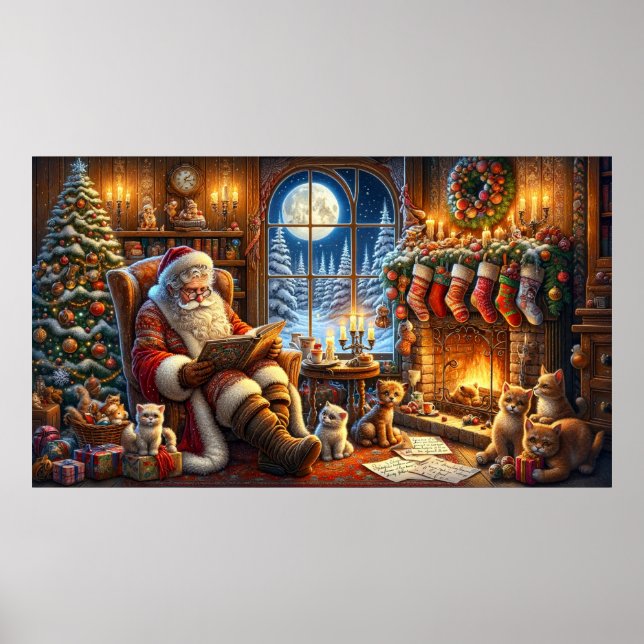 Whimsical Santa Poster (Framsidan)