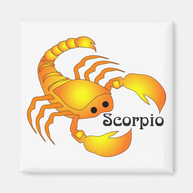Whimsical Scorpio Magnets Magnet (Framsidan)