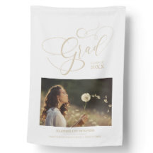 Whimsical Script Chic Guld Modern Photo Student