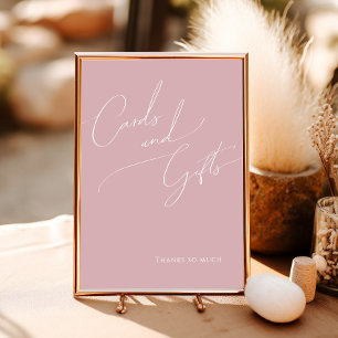 Whimsical Script   Damrosa Kort och Presentkort Sk Poster
