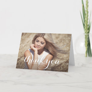 Whimsical Script Studenten - tackkort