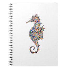 Whimsical Seahorse notebook Anteckningsbok