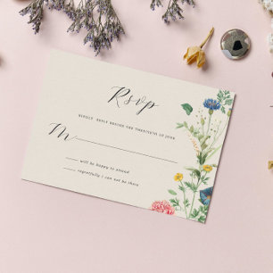Whimsical Secret Garden Wildblommor OSA kort