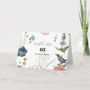 Whimsical Secret Garden Wildblommor Ram Tack Kort