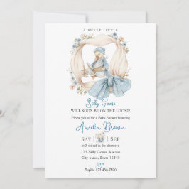 Whimsical Silly Goose Baby Shower Invitation Inbjudningar