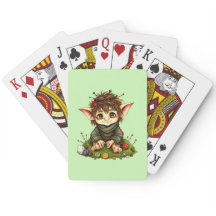 Whimsical Skogssprite Spelkort