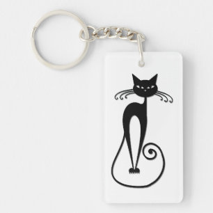 Whimsical Smal Svart Katt