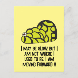 Whimsical Snigel Vykort