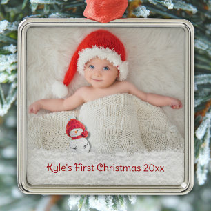 Whimsical Snö Baby Första Jul Ornament