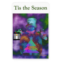 "Whimsical Snögubbe" Anpassa 4 x 6