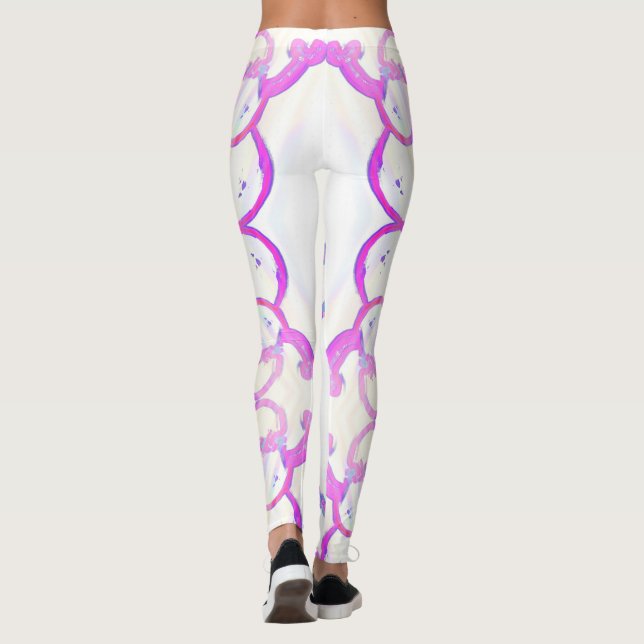 Whimsical snögubbe leggings (Baksida)