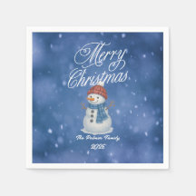 Whimsical Snömannen God Jul