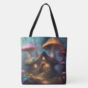 Whimsical sommar svamp hem tygkasse