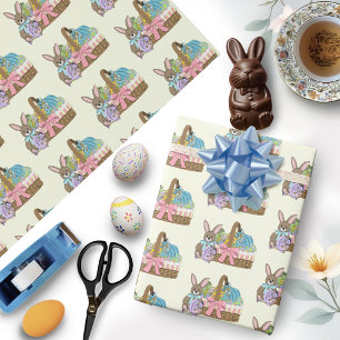 Whimsical söta fantasidrakar påskkorg  presentpapper