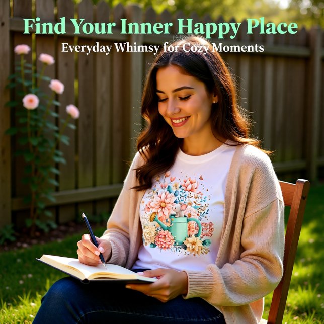 Whimsical Spring Mouse Shirt | Cute Garden Animal T (Skapare uppladdad)