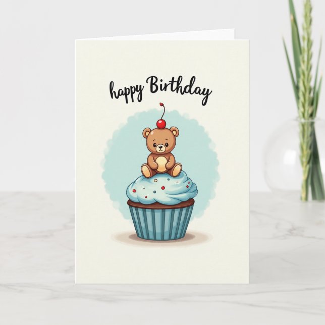 Whimsical Sprinkle Födelsedagskort Kort (Framsida)
