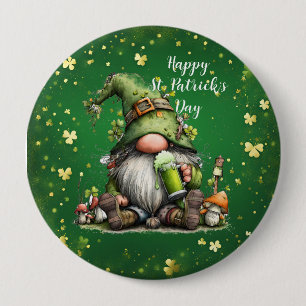 Whimsical St. Patrick's Day Gnome-firande Knapp