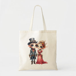 Whimsical Steampunk Älgtroll Bröllop  Tygkasse