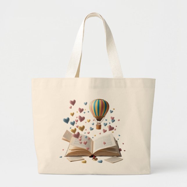 Whimsical Storybook Adventure Jumbo Tote  Jumbo Tygkasse (Framsidan)