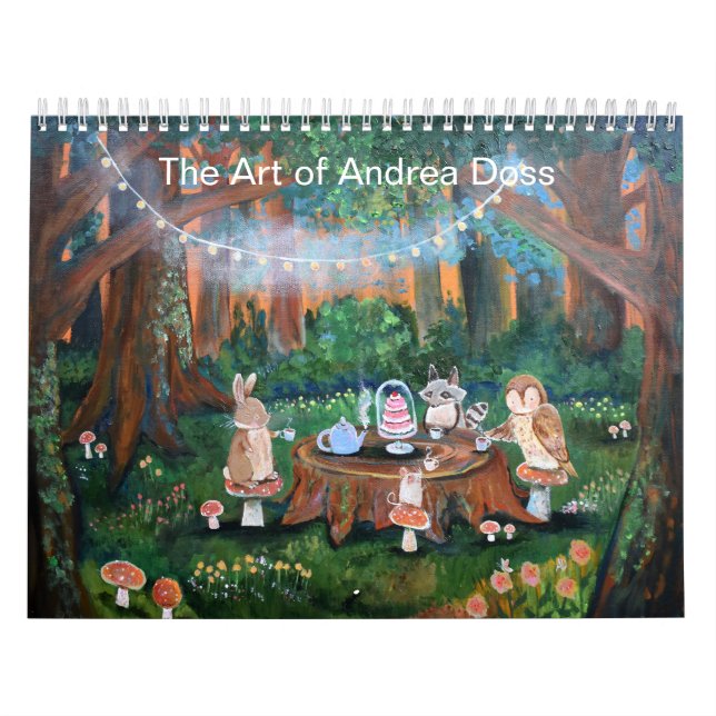 Whimsical Storybook Art Calendar by Andrea Doss Kalender (Omslag)
