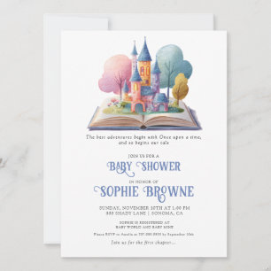 Whimsical Storybook Baby Shower Inbjudningar