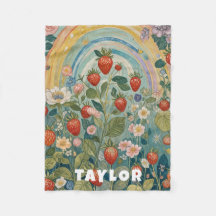 Whimsical Strawberry Patch