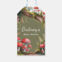 Whimsical Svamp Baby Shower Tackkort