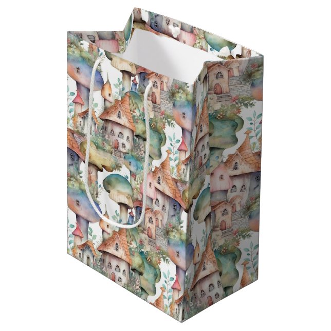 Whimsical Svampstuga Mönster (3) (Framsidan Vinklad)