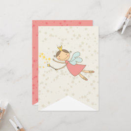 Whimsical Sweet Fairy Princess Girl Födelsedagsfes