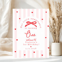 Whimsical Sweetheart 1-års välkomsthälsning