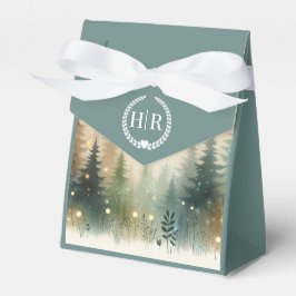Whimsical Tallskog Änglampa Bröllop Presentaskar