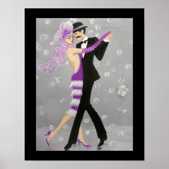 WHIMSICAL TANGO DANCERS POSTER (Framsidan)