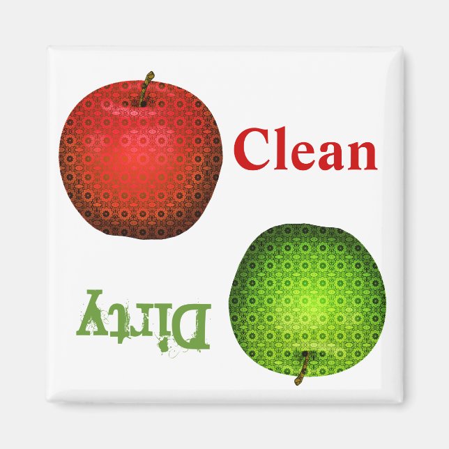Whimsical Teacher's Dish Washer Magnet (Framsidan)
