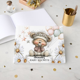 Whimsical Teddy Bear Baby Shower  Gästböcker