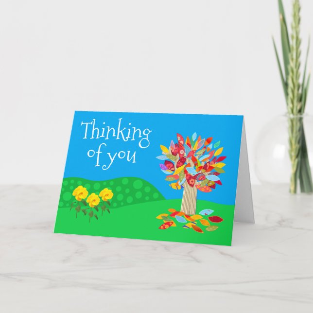 Whimsical Thinking of You card by Jo Images Kort (Framsida)
