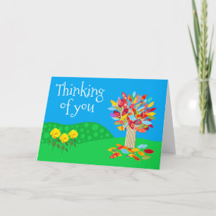 Whimsical Thinking of You-kort av Jo Images Kort