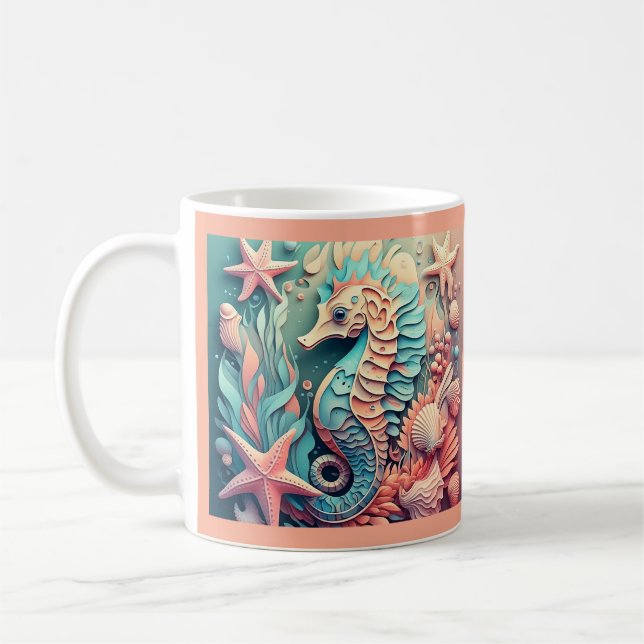 " WHIMSICAL TIDES " KAFFEMUGG (Vänster)