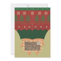 Whimsical "To Santa" Christmas Card 5x7-xmas