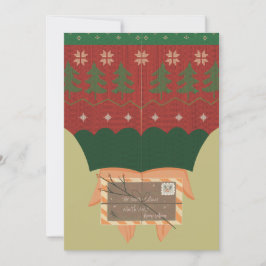 Whimsical "To Santa" Christmas Card 5x7-xmas Kort