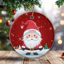 Whimsical Tomte Jul Bär Röda 🎄🎅🏼