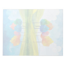 Whimsical Träd - 11 tum x 8,5 tum Anteckningsblock