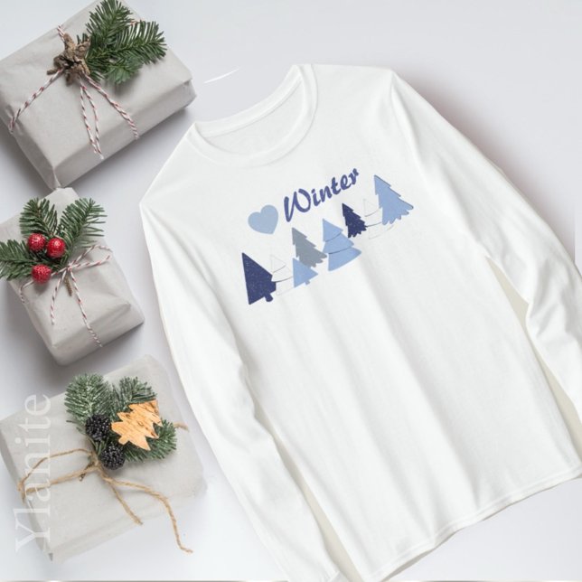 Whimsical Träd Hjarta Vinter  T Shirt (Skapare uppladdad)