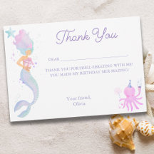 Whimsical Under the Sea Siren