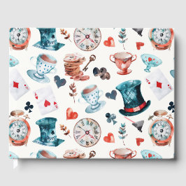 Whimsical Underland Teaparti Mönster Gästböcker